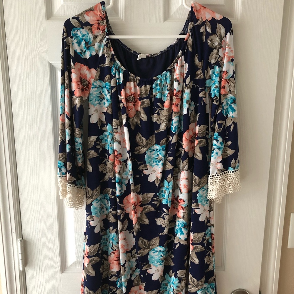 Pinkblush - Off the shoulder floral dress